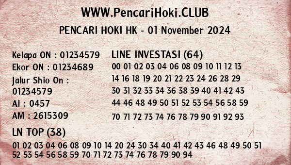 Prediksi HK