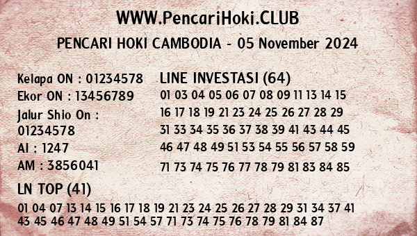 Prediksi Cambodia