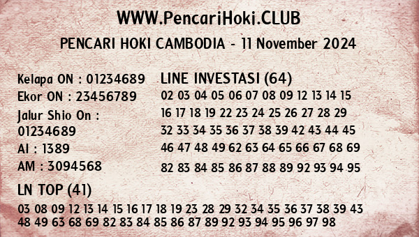 Prediksi Cambodia