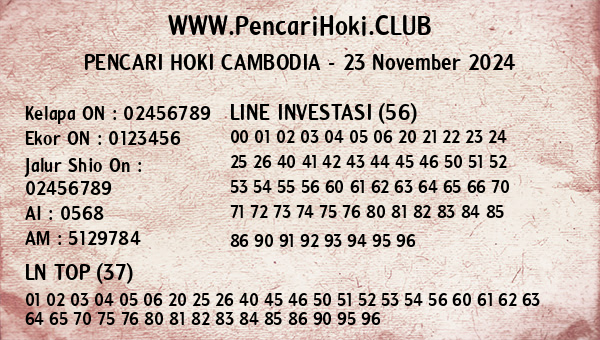 Prediksi Cambodia