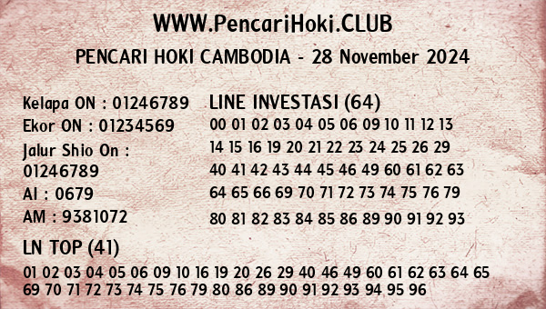 Prediksi Cambodia