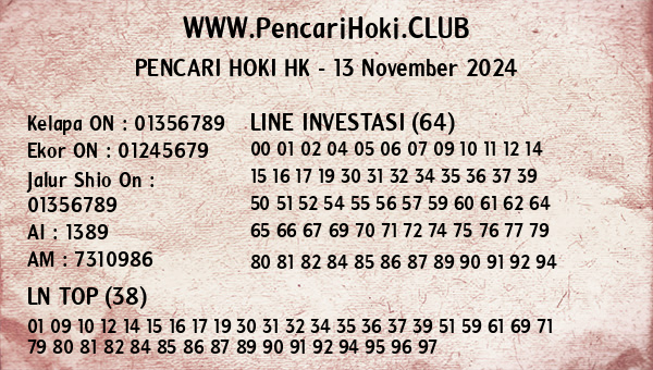 Prediksi HK