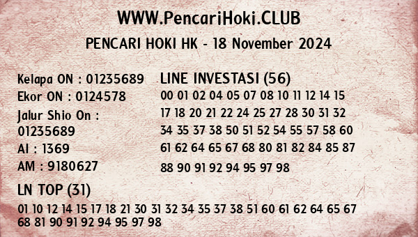 Prediksi HK