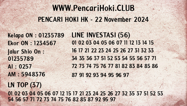 Prediksi HK