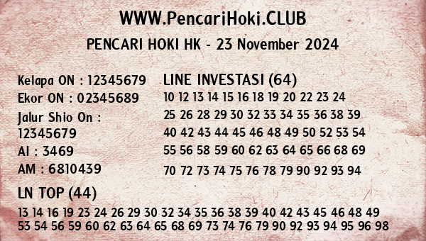 Prediksi HK