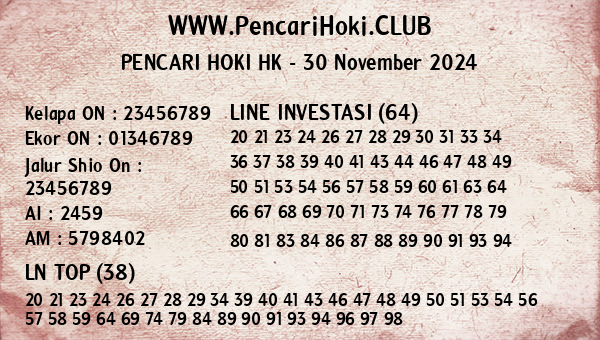 Prediksi HK