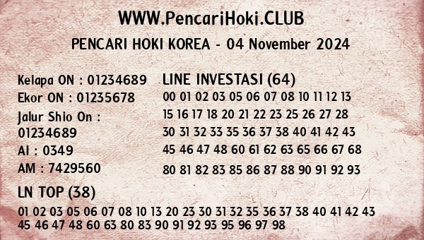 Prediksi Korea