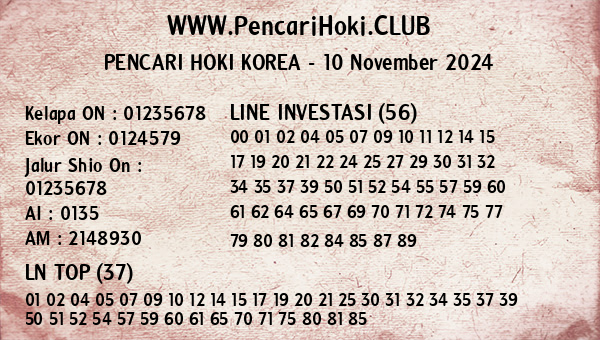 Prediksi Korea