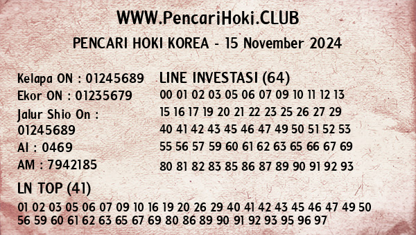 Prediksi Korea