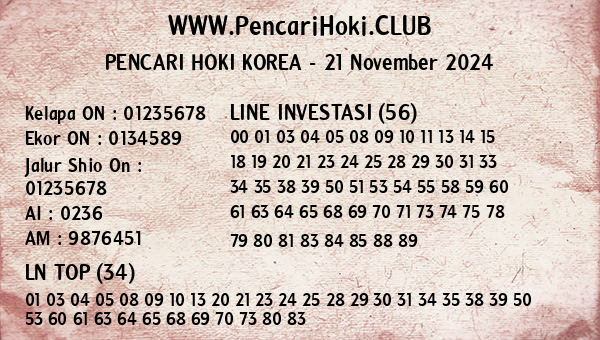 Prediksi Korea