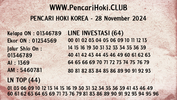 Prediksi Korea