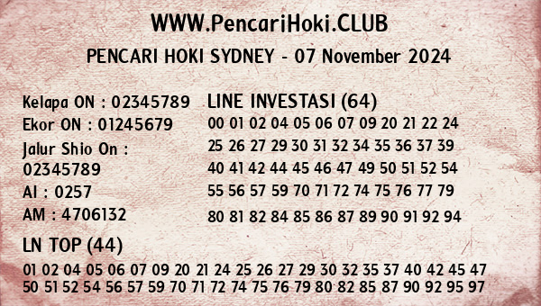 Prediksi Sydney