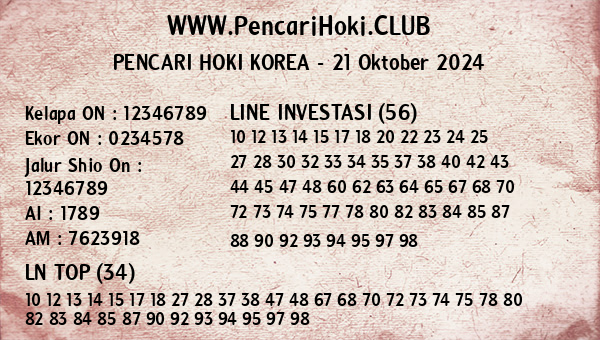 Prediksi Korea