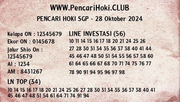 Prediksi SGP