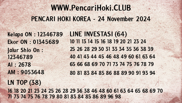 Prediksi Korea